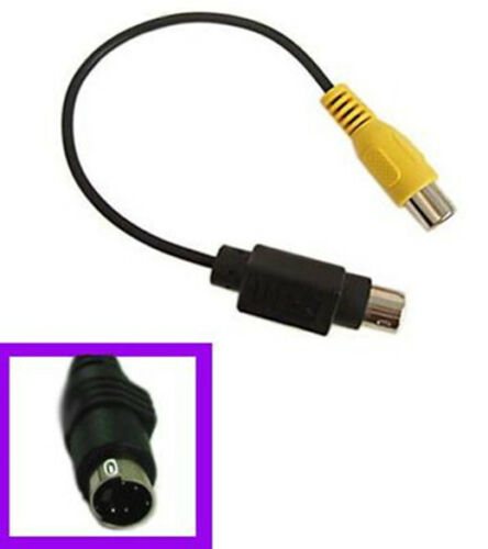 ADAPTATEUR CONVERTISSEUR DE CÂBLE 4 BROCHES S-VIDEO TV TO RCA AV NEUF - Photo 1 sur 1