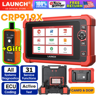 2026 LAUNCH CRP919X CRP919E Full System Car Diagnostic Scanner Tool KEY Coding