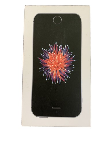 Apple iPhone SE 32GB Space Gray Black EMPTY BOX ONLY Wire Earbuds - Picture 1 of 3