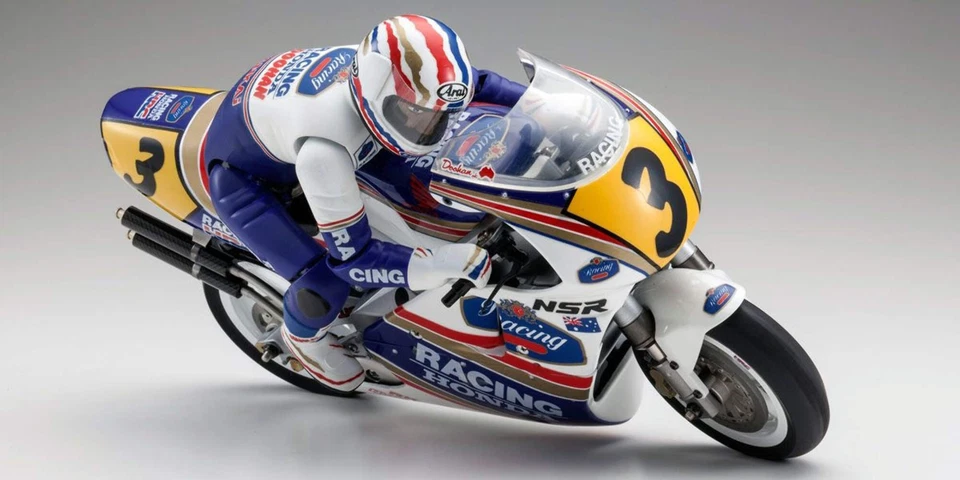 Kyosho KYO34932B 1/8 EP Honda NSR500 1991 Motorcycle Kit, Hanging on Racer - Image 2 of 4