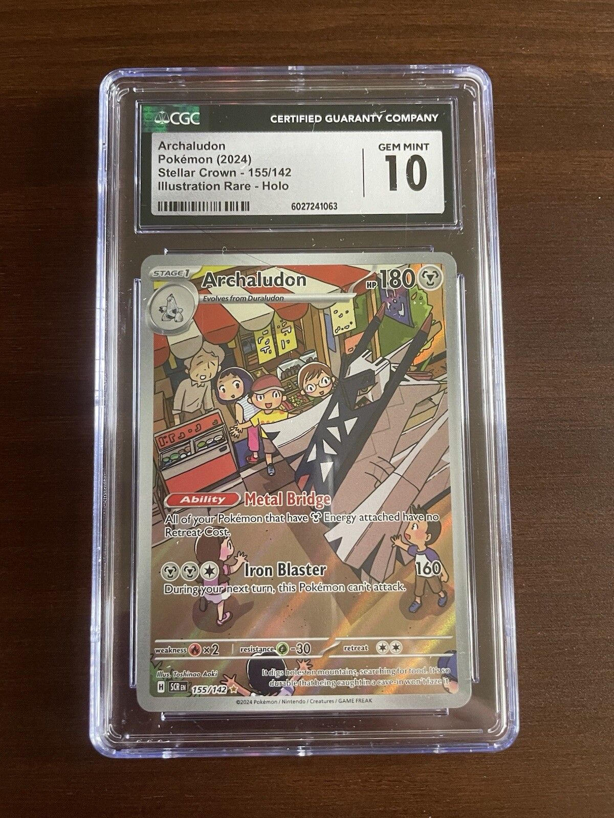 Archaludon 155/142 - 2024 English Stellar Crown - CGC 10 Mint