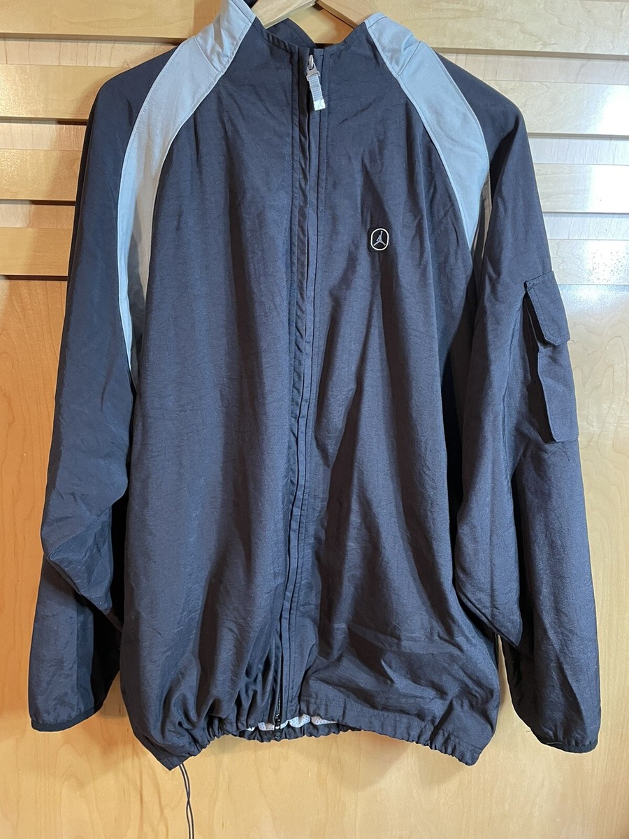 Vintage Men's Nike Air Jordan Jacket Size XL Double Layer Vent Zip