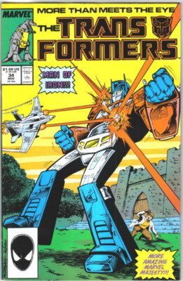 The Transformers Comic Book #34 Marvel Comics 1987 HIGH GRADE A NEW UNREAD