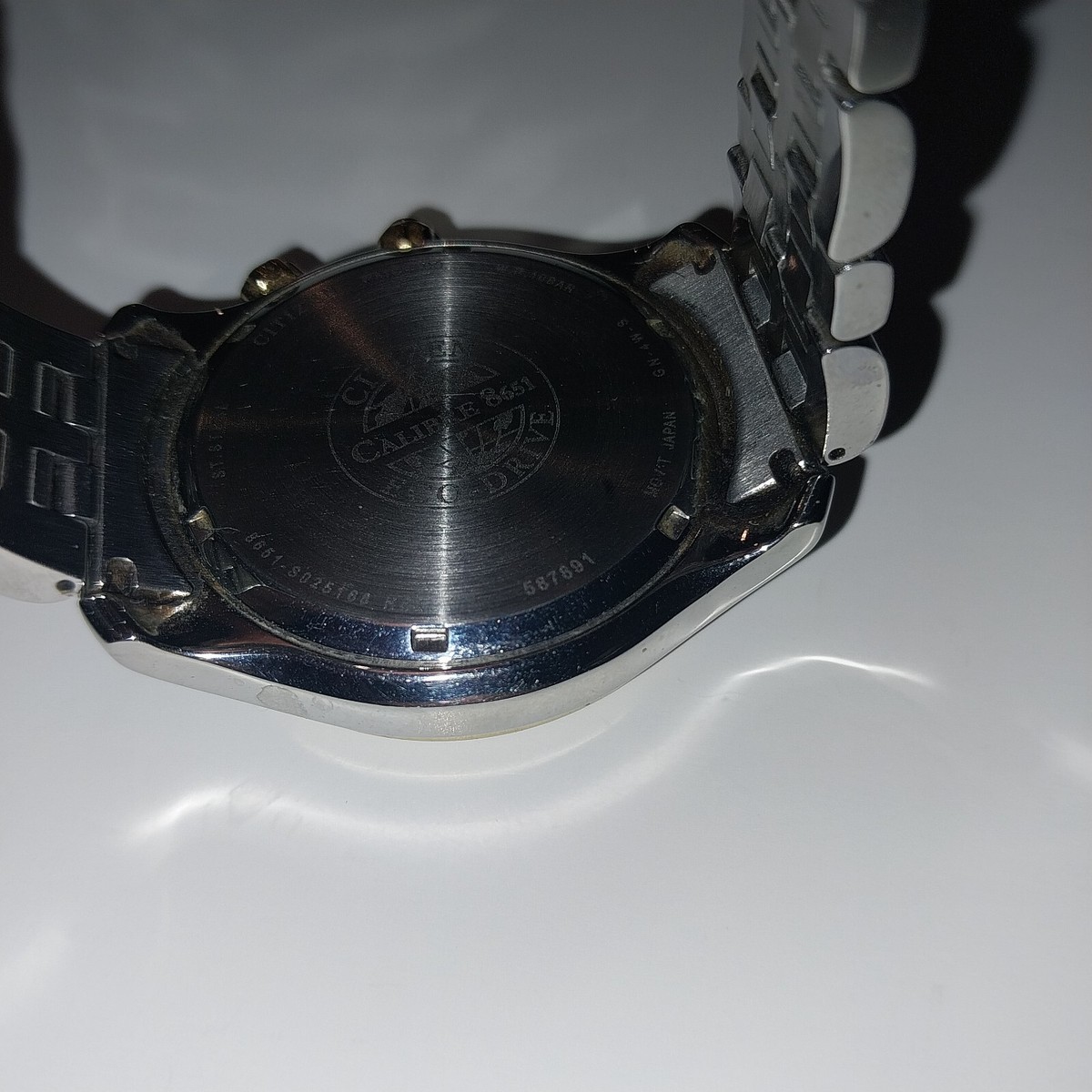 2005 Near MINT Citizen Eco-Drive 8651-S025168 Moonphase Quartz