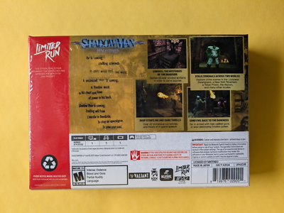 Shadowman シャドウマン 新品未開封 ニンテンドースイッチ Shadow Man Remastered (Limited Run #142) - For Nintendo Switch