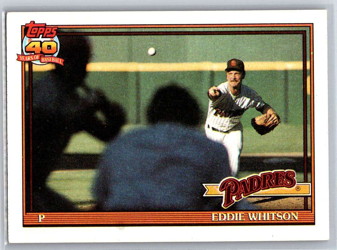 1991 Topps #481 Ed Whitson