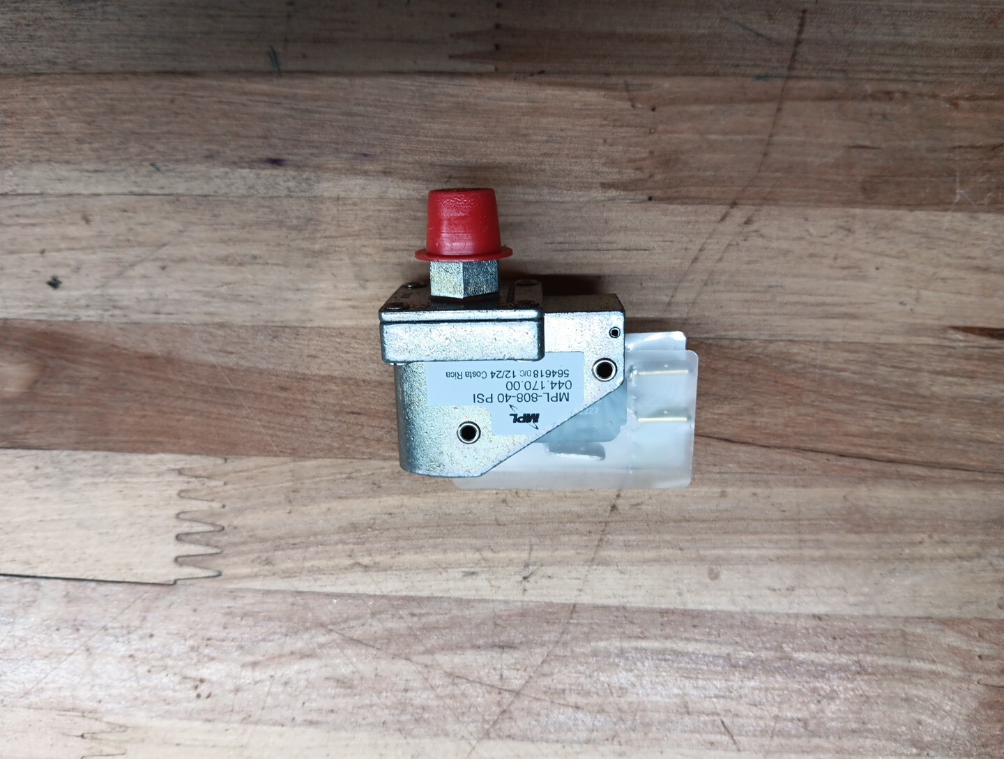 MPL-808-40 PSI-ADJ Pressure Switch Fitting