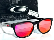 NEW Oakley STRINGER Ducati Matte Black with Ruby Iridium Lens Sunglass 9315 09