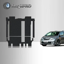 ToughPRO 2nd + 3rd Row Black For Toyota Sienna 8 Seater All Weather 2011-2020