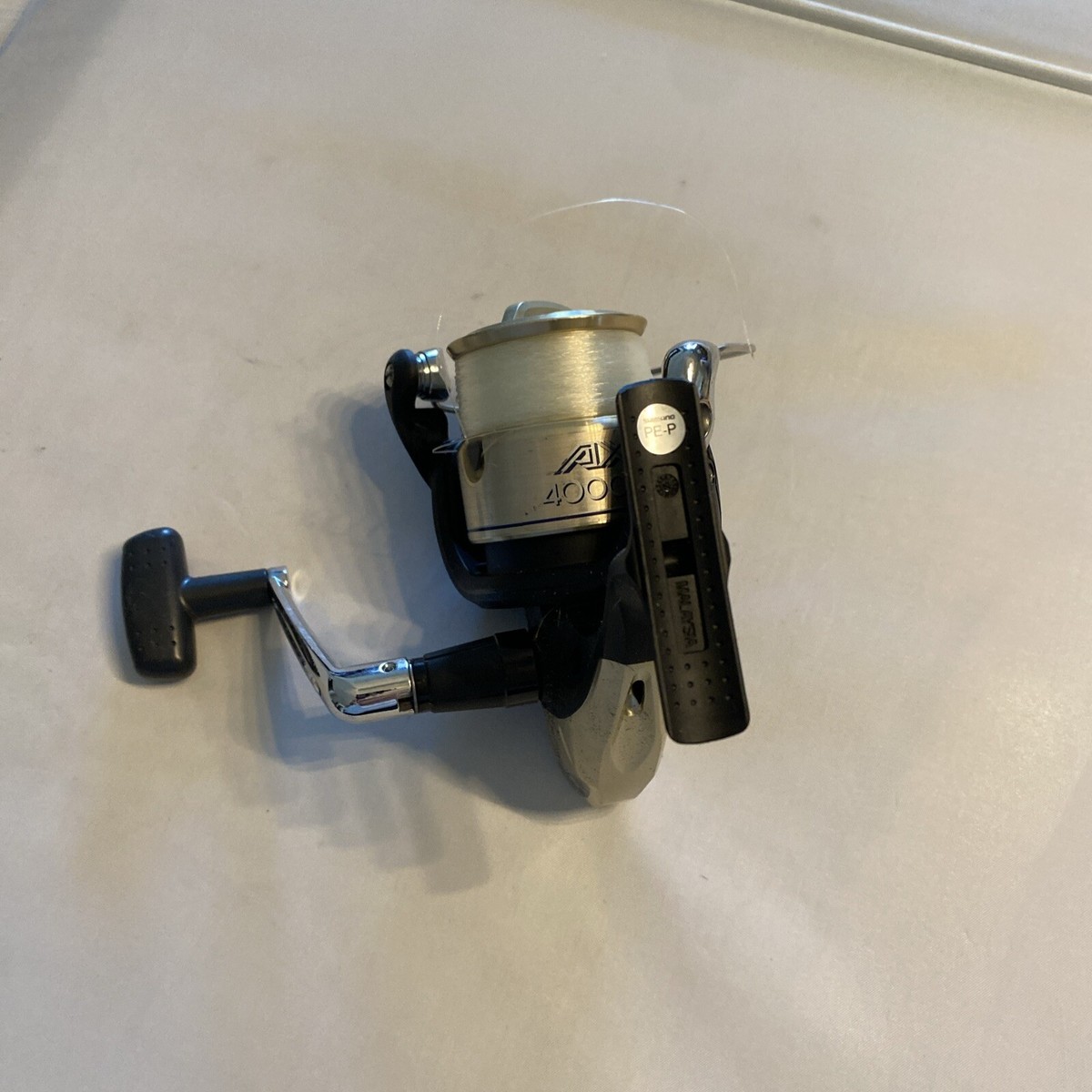 Shimano AX4000FB Spinning Reel Recent 20lb Braid Good Working