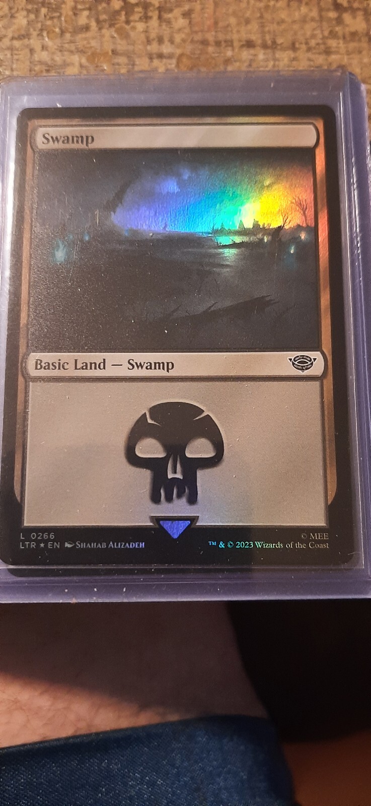 Swamp (0266) - Foil L MTG The Lord of the Rings: Tales of Middle-Earth M/NM