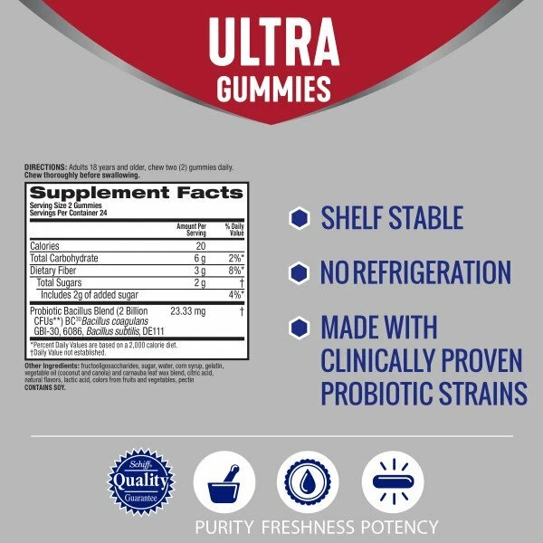 Gominolas probióticas multitensión Digestive Advantage 2 mil millones de UFC (65 unidades)... Foto 3 de 4
