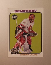 2001-02 UD Vintage Senators Hockey Card #179 Patrick Lalime