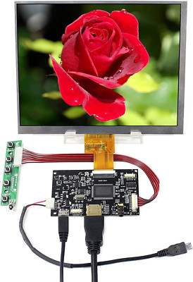 8'' 1024X768 IPS LCD 8 Inch HJ080IA-01E with Controller Board