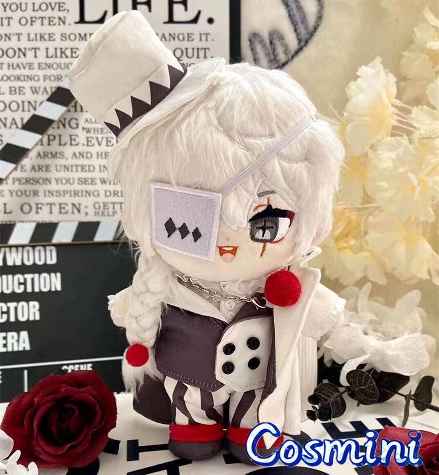 Bungo Stray Dogs Nikolai Gogol 20cm Plush Doll Dress up Stuffed