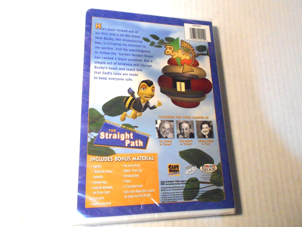 Hermie & Friends: Buzby the Misbehaving Bee DVD New Factory Sealed