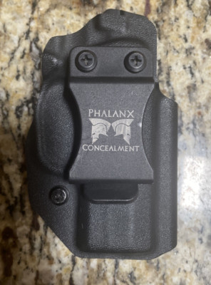 Phalanx Concealment  Black Inside The Waist Band Holster