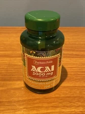 Puritans Pride Triple Strength ACAI 3000mg 120 Softgels Anti-Oxidant