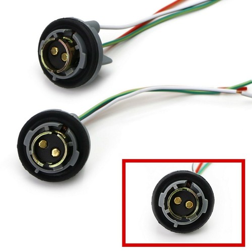 Universal Pigtail Wire Female Socket 1157 U Two Harness Front Turn Signal EO - Picture 5 of 8
