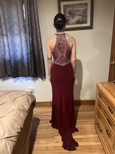 Clarisse Prom Dress Size 5/6 Maroon