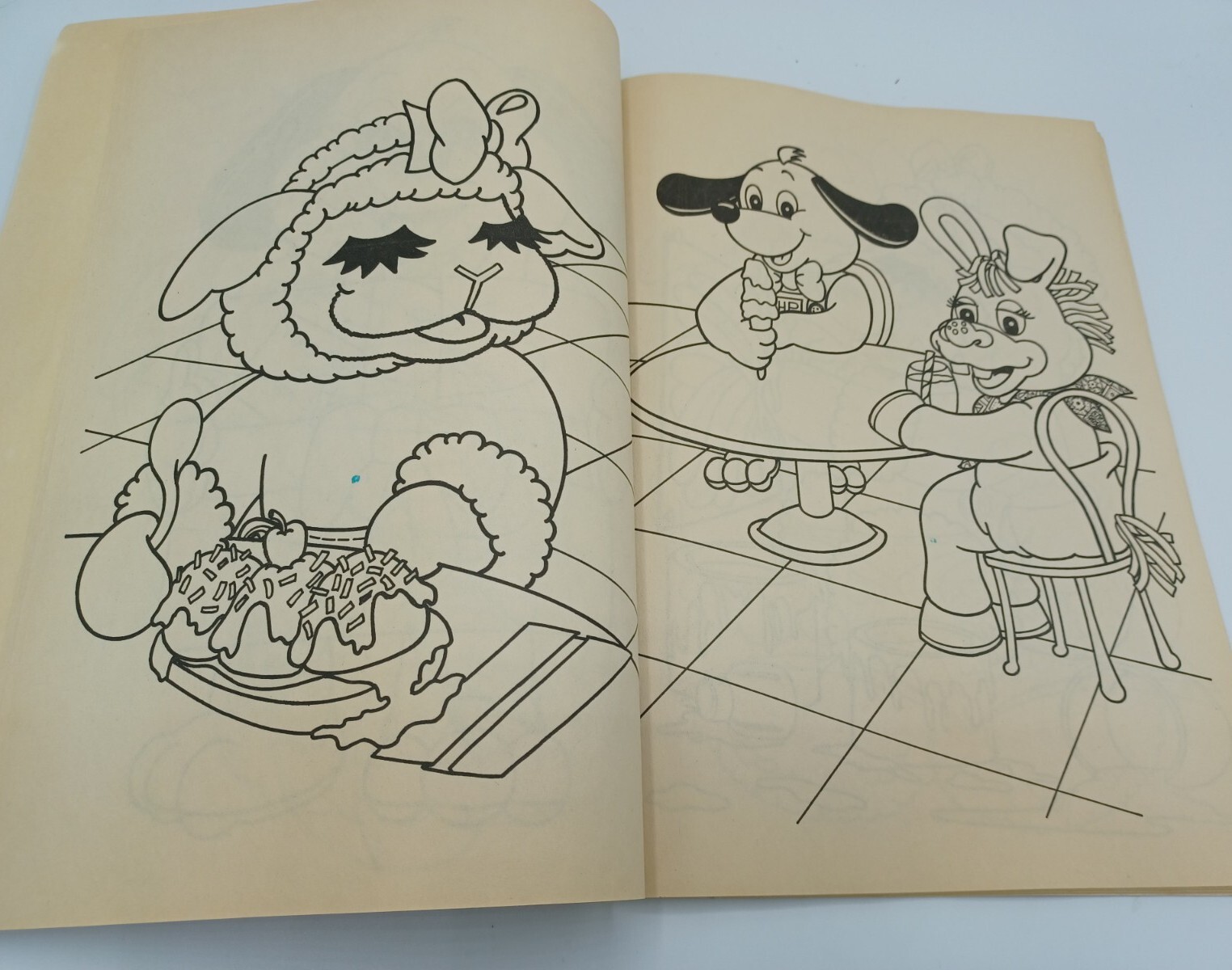 Vtg Golden Book Shari Lewis' Baby Lamb Chop Friends Coloring Book used 1993 90s | eBay