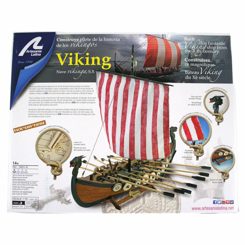 ARTESANIA LATINA Viking Boat 19001 1:75 Model Kit Ships | eBay