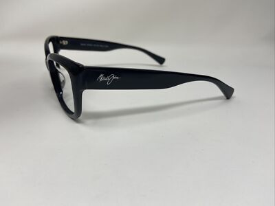 MAUI JIM MJ 768-02 GLOSSY BLACK PLUMERIA WOMENS 55/17/135  display picture 2