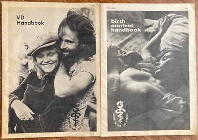 VD Handbook, Birth Control Handbook 1975, Montreal Health Press, 2 Pamphlets