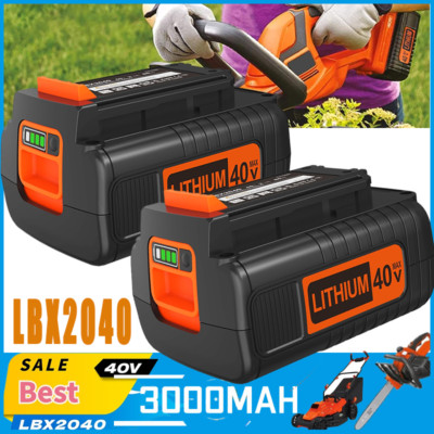 40 Volt MAX 2.0Ah Lithium Battery Replacement for Black and Decker 40V Battery