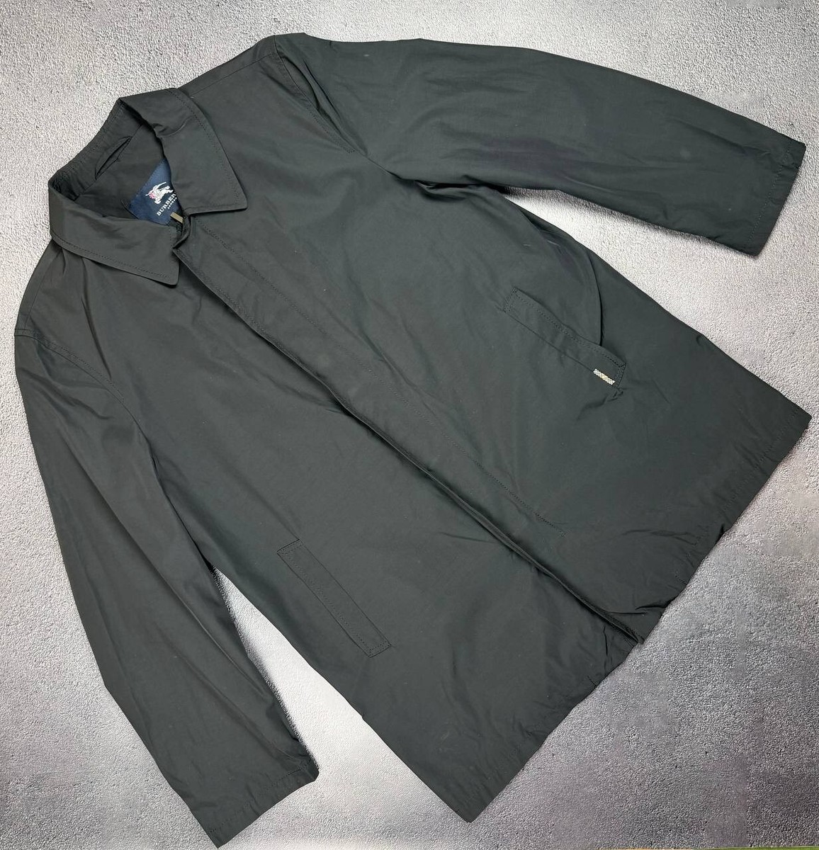 Burberry London Black Mens Trench Coat size L | eBay