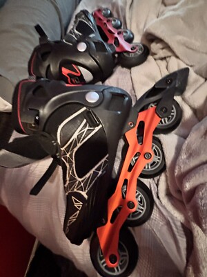 New! Black & Red FILA LEGACY PRO 84 Inline Roller Skates