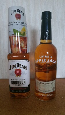 JIM BEAM & ICE TEA +LAIRD'S APPLEJACK