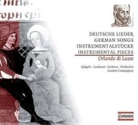 Audio Cd - Orlando Di Lasso - Deutsche Lieder - Capriccio -D- Neu