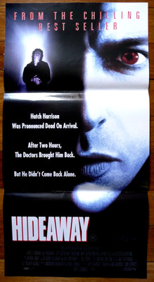 HIDEAWAY Original 1995 Australian Daybill Horror Movie Poster Jeff Goldblum