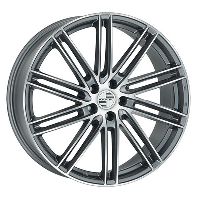 ALUFELGE MAK LEIPZIG FUR PORSCHE TAYCAN Y1A CROSS TURISMO 9X20 5X130 GUN MET-MI