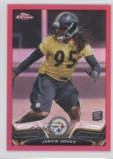 2013 Topps Chrome BCA Pink Refractor 15/399 Jarvis Jones #31 0a1