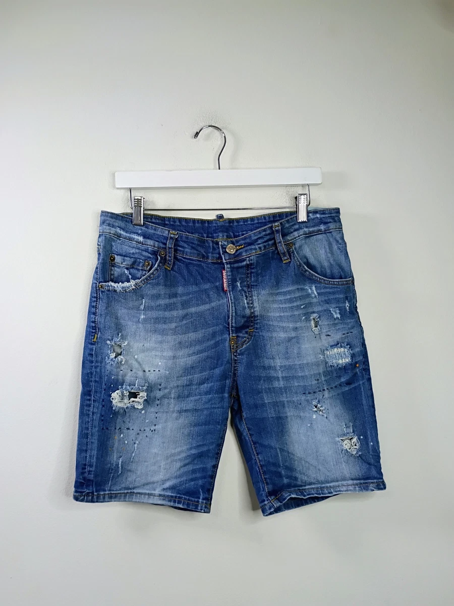 Dsquared2 Blue Denim Shorts for Men for sale | eBay