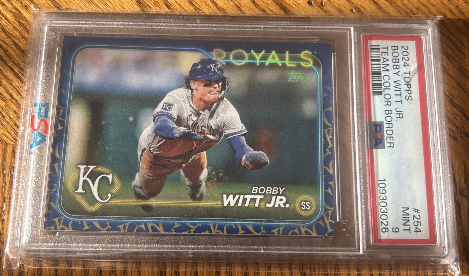 2024 Topps Series 1 - Bobby Witt Jr. #254 Team Color Border SP