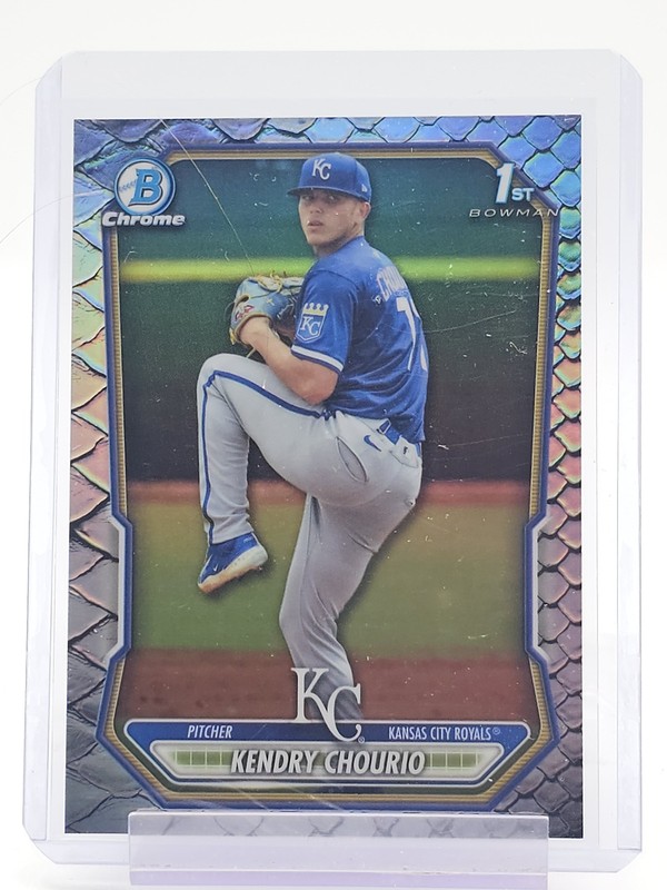 KENDRY CHOURIO 2026 BOWMAN CHROME 1ST REPTILIAN REFRACTOR #BCP-7 ROYALS Q3701