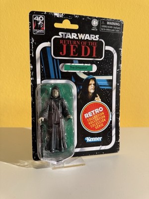 THE EMPEROR FIGURE STAR WARS THE RETRO COLLECTION PALPATINE KENNER ROTJ JEDI 40