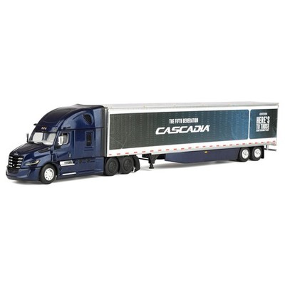 DCP 1/64 Freightliner Cascadia 5th Gen. Raised Roof Cab Utility Trailer 60-1999