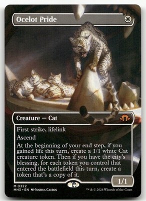 Ocelot Pride (Borderless) #322 (NM) Modern Horizons 3 MH3 Magic