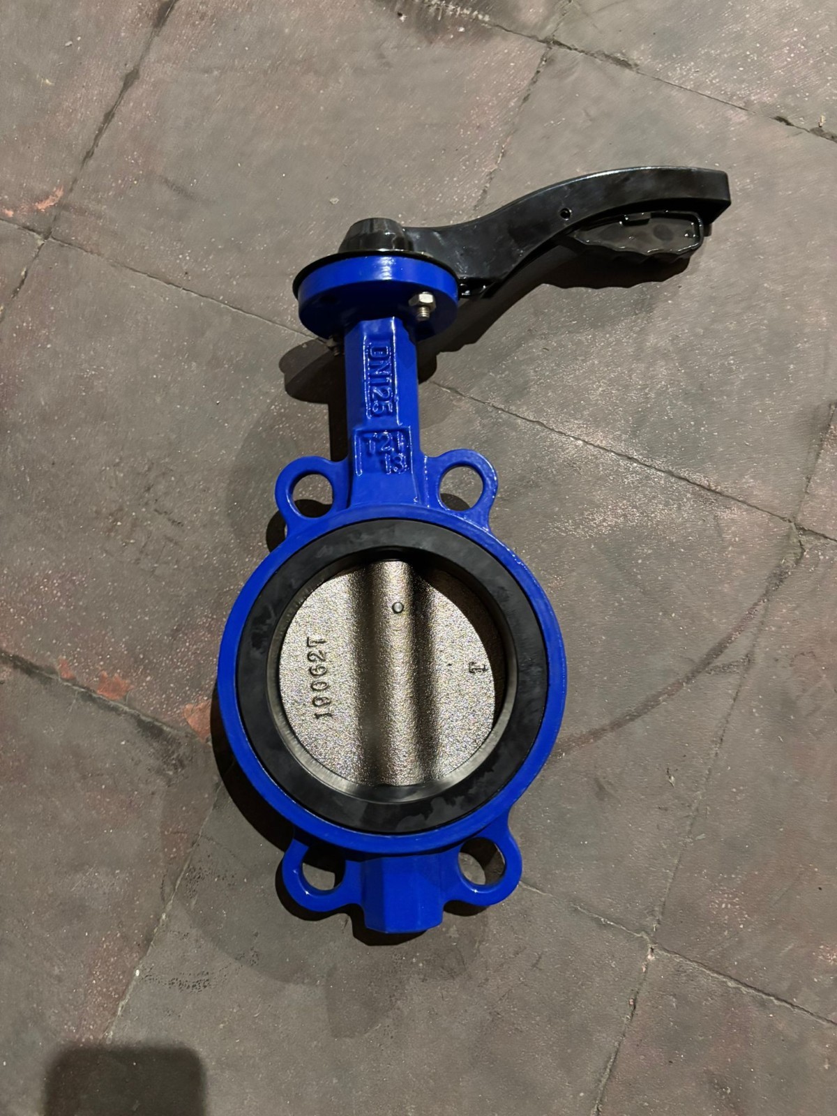 Valvola a farfalla wafer PN16 DN125 INTERM  – Ghisa – Leva manuale