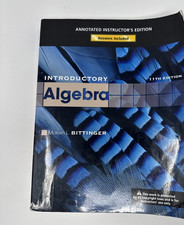 Introductory Algebra by Bittinger 11th Ed Annotated Instructor's Ed NIP