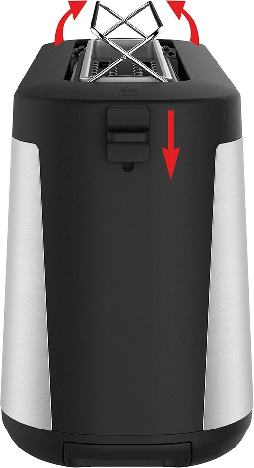 Element TL4308 Long Slot Toaster | 7 Browning Levels | 1000 Watt | Integrated Bu - image 4 of 4