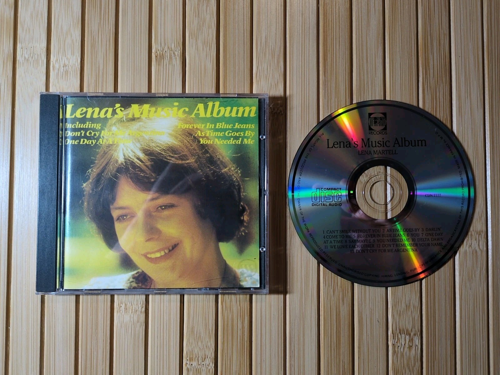 Lena Martell - Lena's Music Album CD Album 1979 In Good Condition