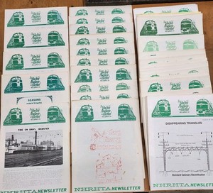 The New York New Haven Hartford Railroad NYNHH Newsletter 1980-1991 ☆58 Issues 