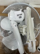 Russell Hobbs 16" Inch, Lightweight, Pedestal Fan, 3 Speeds, White -RHPPF1621-AZ