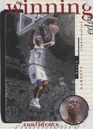 AND 1 KG21 エンハンスCD Kevin Garnett Kevin Garnett 1996-97 UD3 #21 Star Foucus Die-Cut Hologram Mint