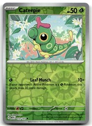 Caterpie 010/165 Scarlet & Violet 151 Reverse Holo